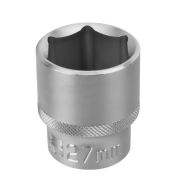 13836 Головка торцевая, 27 мм, шестигранная, CrV, под квадрат 1/2 Stels