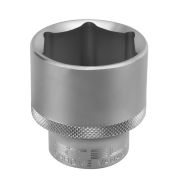 13837 Головка торцевая, 30 мм, шестигранная, CrV, под квадрат 1/2 Stels
