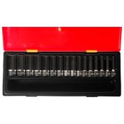 Набор головок торцевых глубоких 6-гранных 3/8