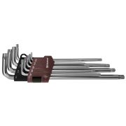 TTKL9S Набор ключей торцевых T-TORX® удлиненных с центрированным штифтом, Т10H- T50H, 9 предметов, шт