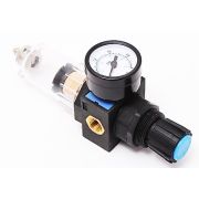 Фильтр-регулятор с индикатором давления для пневмосистем 1/4''(10Мк, 1400 л/мин, 0-10bar,раб. температура 5°-60°) Forsage