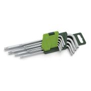 563591 Набор ключей угловых TORX  с отверстием (Т10,Т15,Т20,Т25,Т27,Т30,Т40,Т45,Т50)  9 шт.