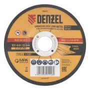74272 Круг шлифовальный по металлу, 150 х 6,0 х 22,2 мм, A24QBF// Denzel