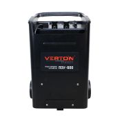 Пуско-зарядное устройство VERTON Energy ПЗУ- 600 (напр.сети 230/50 В/Гц,напр.АКБ 12/24В,емкость зар. АКБ (мин/макс) 20-1000 Ач,макс.ток зар./зап. 60А/600А,WET/AGM,12В потр.мощн.3,6/7,2кВт,6 реж. зар,IP20)