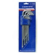 Набор ТОРКС Г-обр.,  T10-T50, удлин.,9шт.МАЯКАВТО™