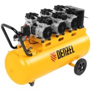 58029 Компрессор безмаслянный малош DLS 2250/100, 2250 Вт, 3х750, 100 л, 410 л/мин блок упр// Denzel