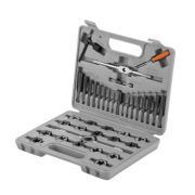 Набор метчиков и плашек М3-М12, плашко-метчикодержатель, 40 предметов, пластиковый бокс Sparta