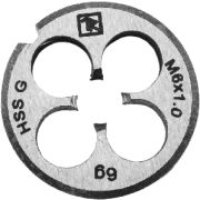 MD1015 Плашка D-COMBO круглая ручная М10х1.5, HSS, Ф30х11 мм, шт