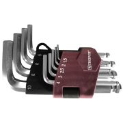 HKSB9S Набор ключей торцевых шестигранных коротких с шаром, H1.5-H10, 9 предметов Thorvik