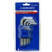 Набор шестигранников Г-обр. 1.5-10мм, 9шт. МАЯКАВТО™