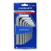 Набор шестигранников Г-обр. 2,0-12мм, 9шт.МАЯКАВТО™