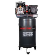 Компрессор ременной Verton Air AC-100/510V (230/50 В/Гц,масл.ремен. произв. 510л/мин, V 100л, макс. дав.10 бар, мощн. 2,5кВт, част. вращ. двиг. 2800 об/мин,итальянский тип компрессорного блока,рапид, асинх. однофаз.вертикальный)