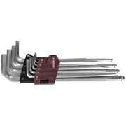 HKLB10S Набор ключей торцевых шестигранных удлиненных с шаром, H1.5-H10, 10 предметов Thorvik