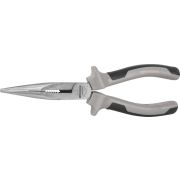 LNP0180 Длинногубцы прямые с духкомпонентными рукоятками, 180 мм