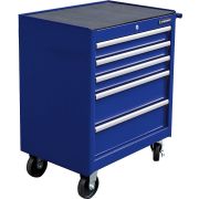 BTD-271051CIS Тележка синяя «СтанкоИмпорт» инструментальная на колесах 5 ящ., с автовозвратом и системой ODOO