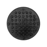 Резиновая опора для подкатного домкрата универсальная, D 72 мм, D 50, H 35 мм Matrix