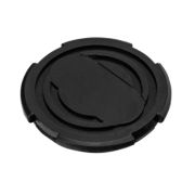 Резиновая опора для подкатного домкрата универсальная, D 100 мм, D 90, H 12 мм Matrix