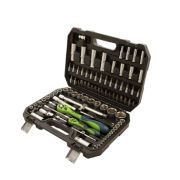 Набор инструментов 94 предмета, CrV, 1/2«, 1/4» Сибртех