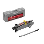 Домкрат гидравлический подкатный, 2 т, высота подъема 135-385 мм, в пластиковый кейсе Matrix