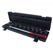 Ключ динамометрический 40-210Нм 14-18мм с насадками 13-30мм 11 предметов