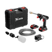 58211 Моечная машина высокого давления аккумуляторная А-21-02, 40 бар, 4 л/мин, Li-ion 21 В, 2 акк.// MTX