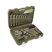 620778 Набор головок 1/4«, 1/2» с трещоточными ключами  77 предм.