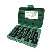 Комплект ударных торцевых головок-бит TORX Т30-Т70; 1/2