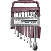 CRWS7PR Набор ключей гаечных комбинированных трещоточных на держателе, 8-19 мм, 7 предметов, шт
