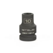 13914 Головка ударная шестигранная, 10 мм, 1/2, CrMo Stels