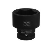 13930 Головка ударная шестигранная, 32 мм, 1/2, CrMo Stels