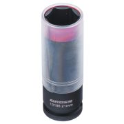 13195 Головка ударная шестигранная для колесных дисков 21 мм 1/2